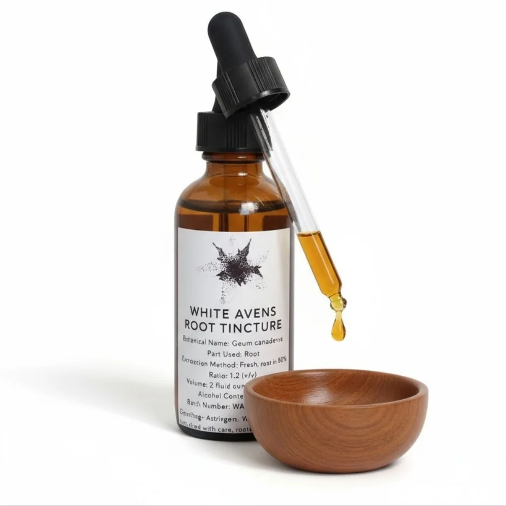 White Avens Root Tincture 2oz | Herbal Extract | Natural Wellness